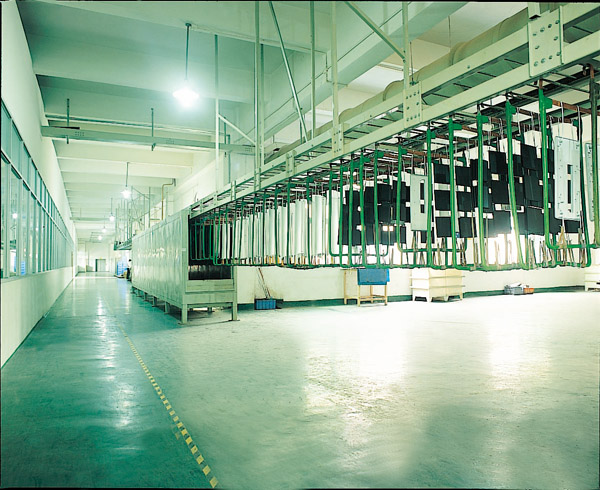 Anodizing processing drying line